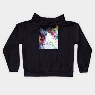 Colorful Abstract Oil Painting Artist Novelty Gift Kids Hoodie